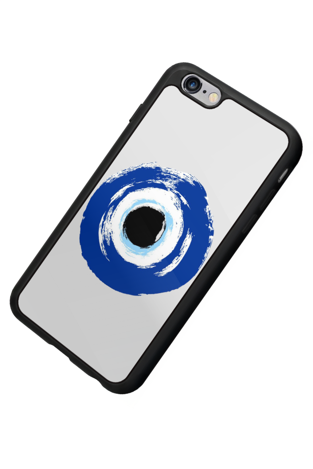 iPhone 6s Plus Uyumlu Nazar Tasarımlı Glossy Premium Kılıf