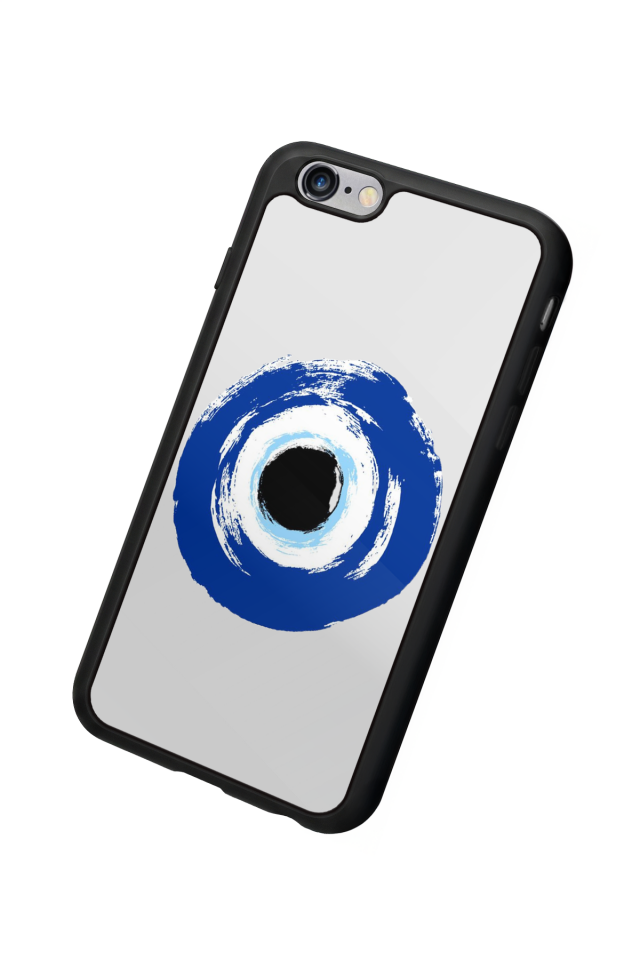 iPhone 6s Plus Uyumlu Nazar Tasarımlı Glossy Premium Kılıf
