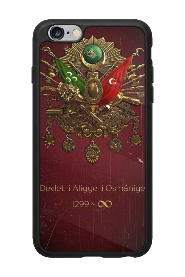 iPhone 6 Plus Uyumlu Osmanli Tugrasi Tasarımlı Glossy Premium Kılıf