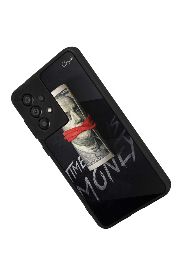 Samsung Galaxy A73 Uyumlu Para Tasarımlı Glossy Premium Kılıf