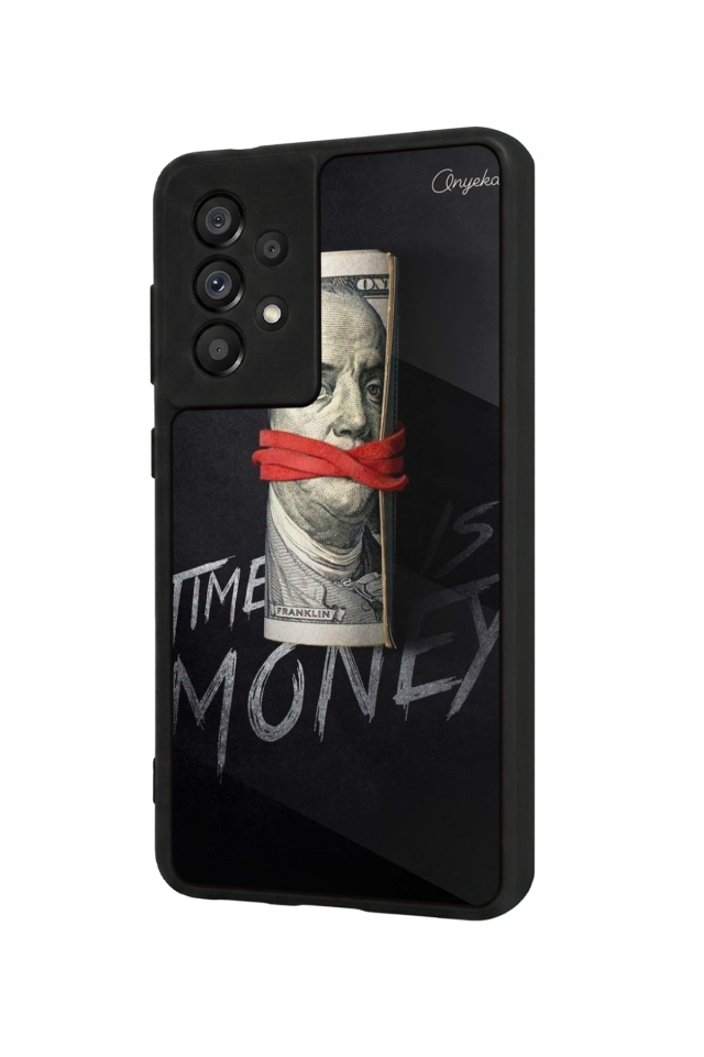 Samsung Galaxy A73 Uyumlu Para Tasarımlı Glossy Premium Kılıf