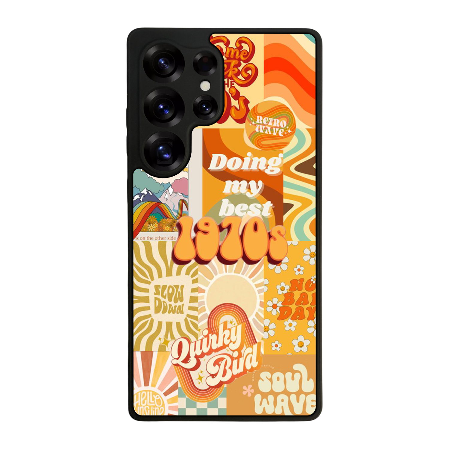 Samsung Galaxy S25 Ultra Uyumlu Poster Tasarımlı Glossy Premium Kılıf