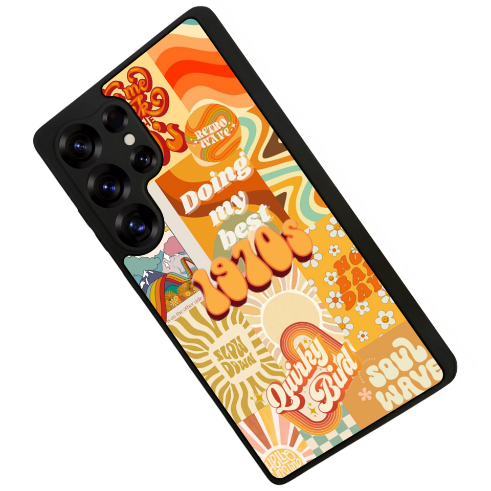 Samsung Galaxy S25 Ultra Uyumlu Poster Tasarımlı Glossy Premium Kılıf