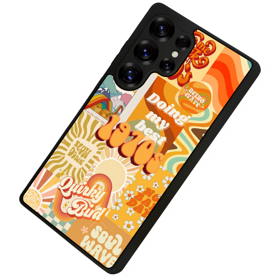 Samsung Galaxy S25 Ultra Uyumlu Poster Tasarımlı Glossy Premium Kılıf