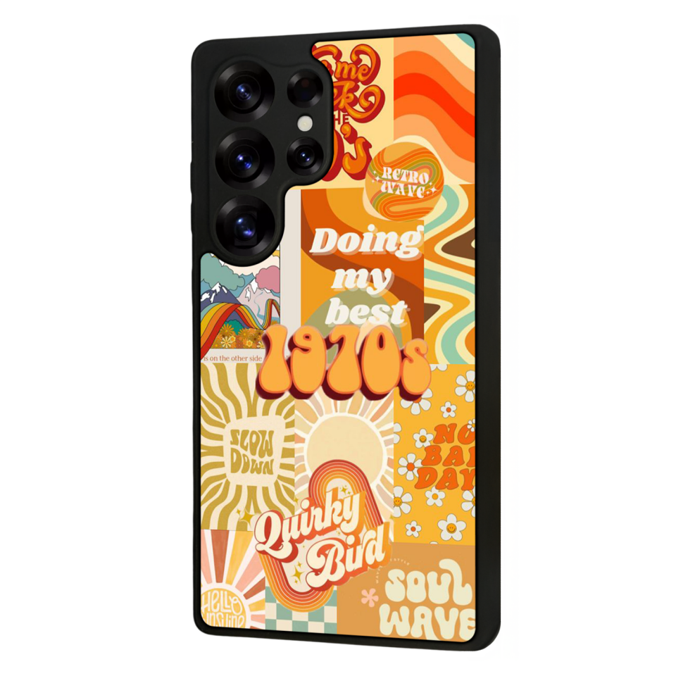 Samsung Galaxy S25 Ultra Uyumlu Poster Tasarımlı Glossy Premium Kılıf