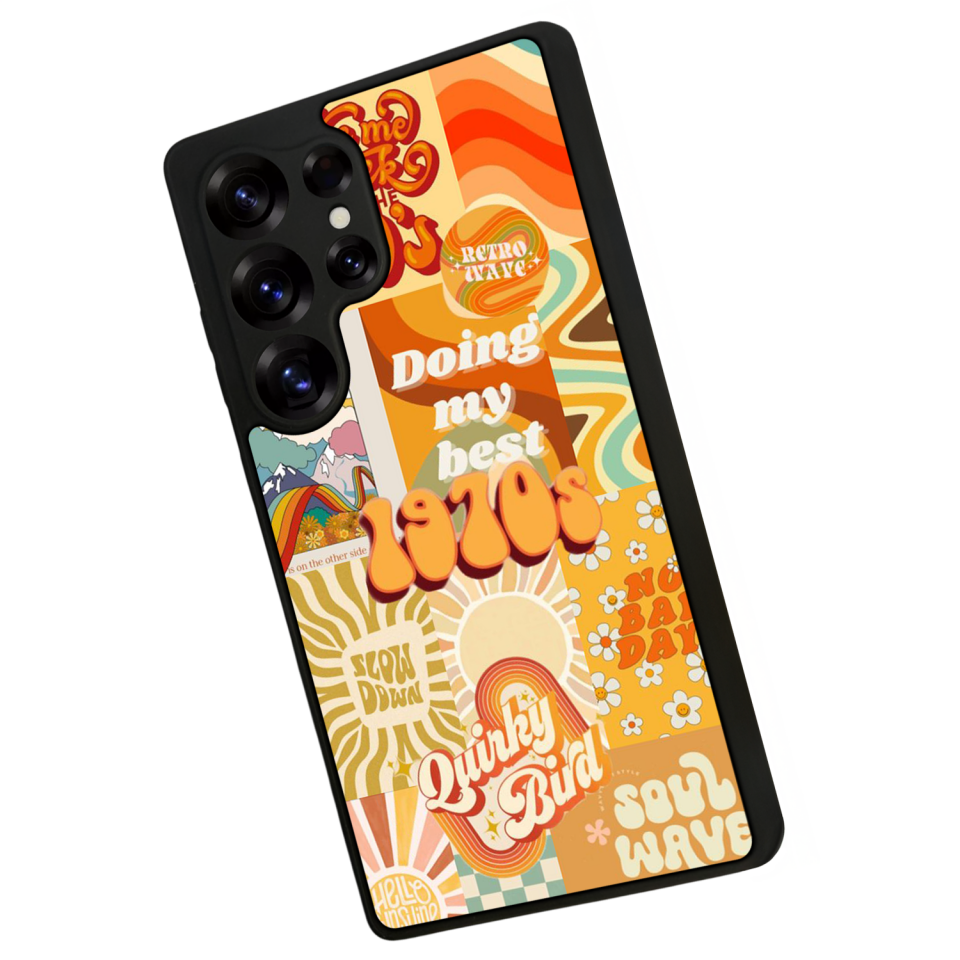Samsung Galaxy S25 Ultra Uyumlu Poster Tasarımlı Glossy Premium Kılıf