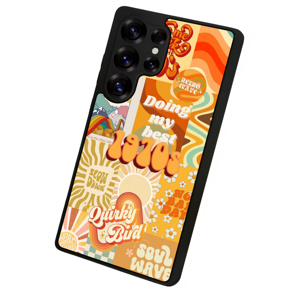 Samsung Galaxy S25 Ultra Uyumlu Poster Tasarımlı Glossy Premium Kılıf