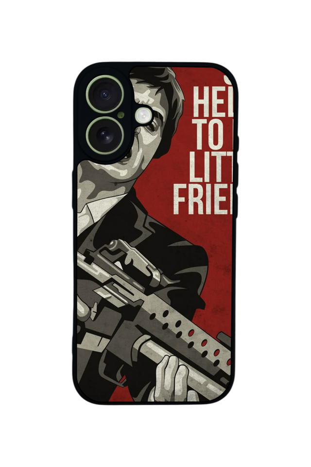 iPhone 17 Uyumlu Scarface Tasarımlı Glossy Premium Kılıf