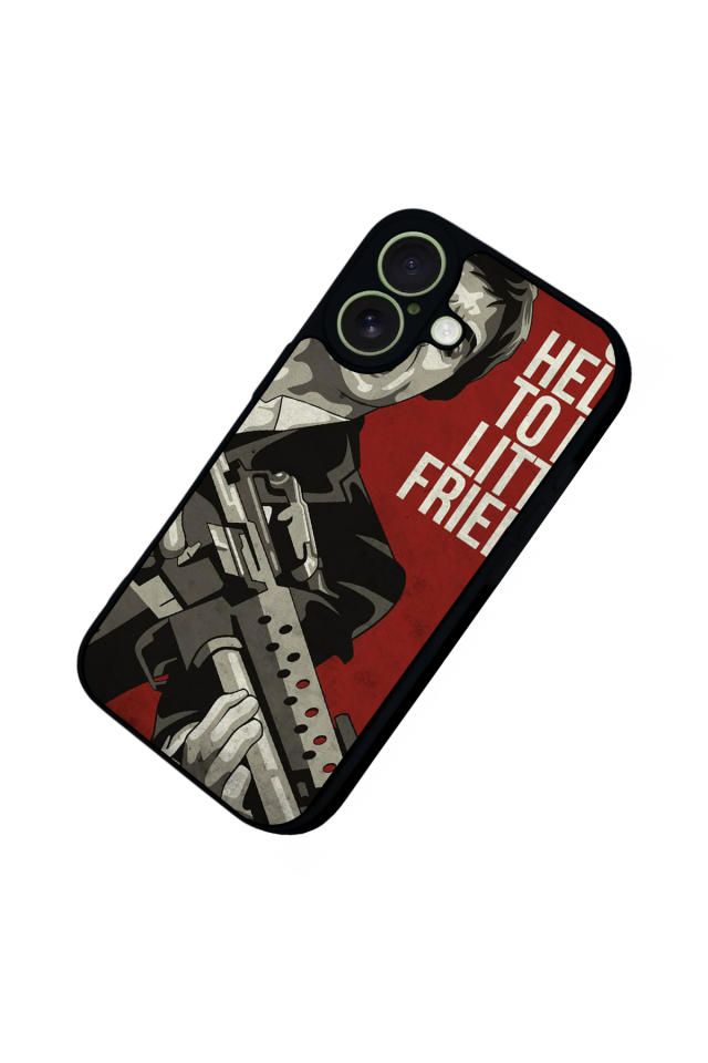 iPhone 17 Uyumlu Scarface Tasarımlı Glossy Premium Kılıf