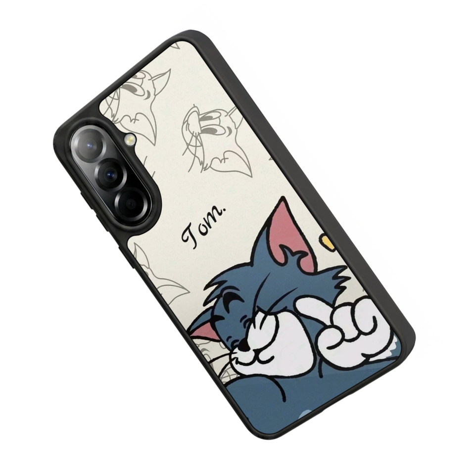 Samsung Galaxy A57 Uyumlu Tom And Jerry Tasarımlı Glossy Premium Kılıf