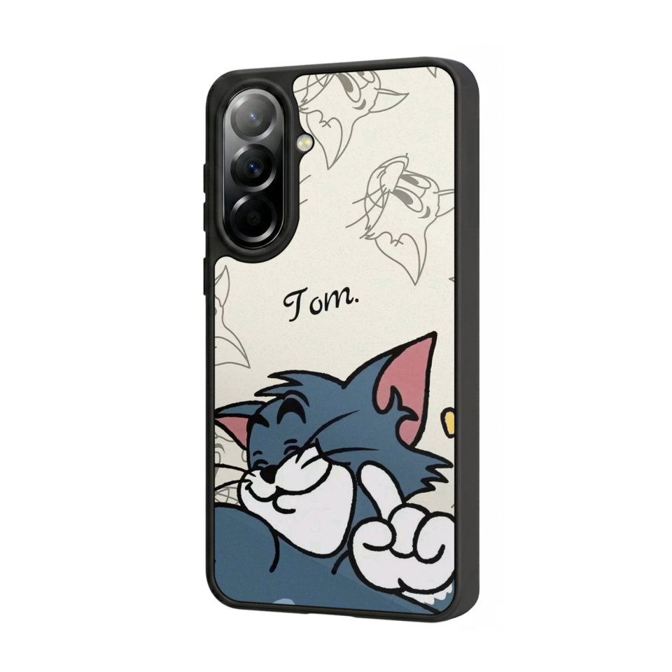 Samsung Galaxy A57 Uyumlu Tom And Jerry Tasarımlı Glossy Premium Kılıf
