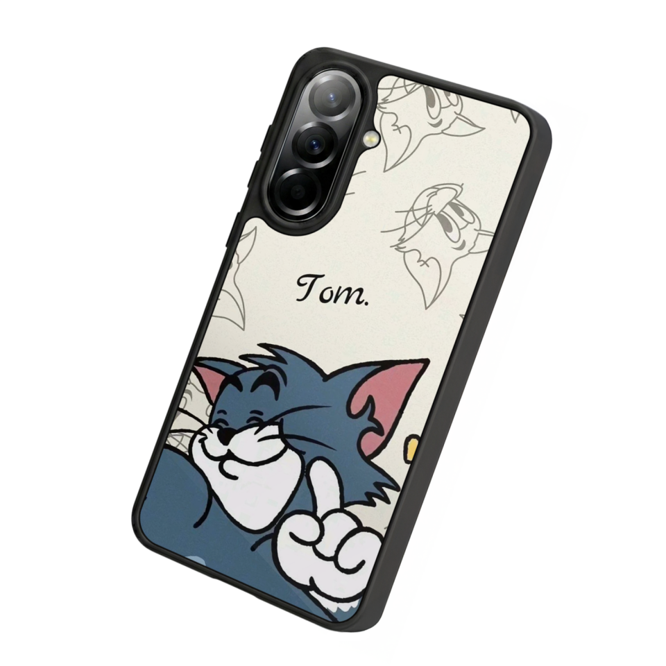 Samsung Galaxy A57 Uyumlu Tom And Jerry Tasarımlı Glossy Premium Kılıf