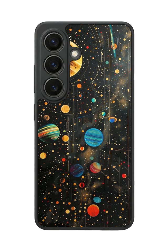 Samsung Galaxy S26 Uyumlu Uzay Tasarımlı Glossy Premium Kılıf