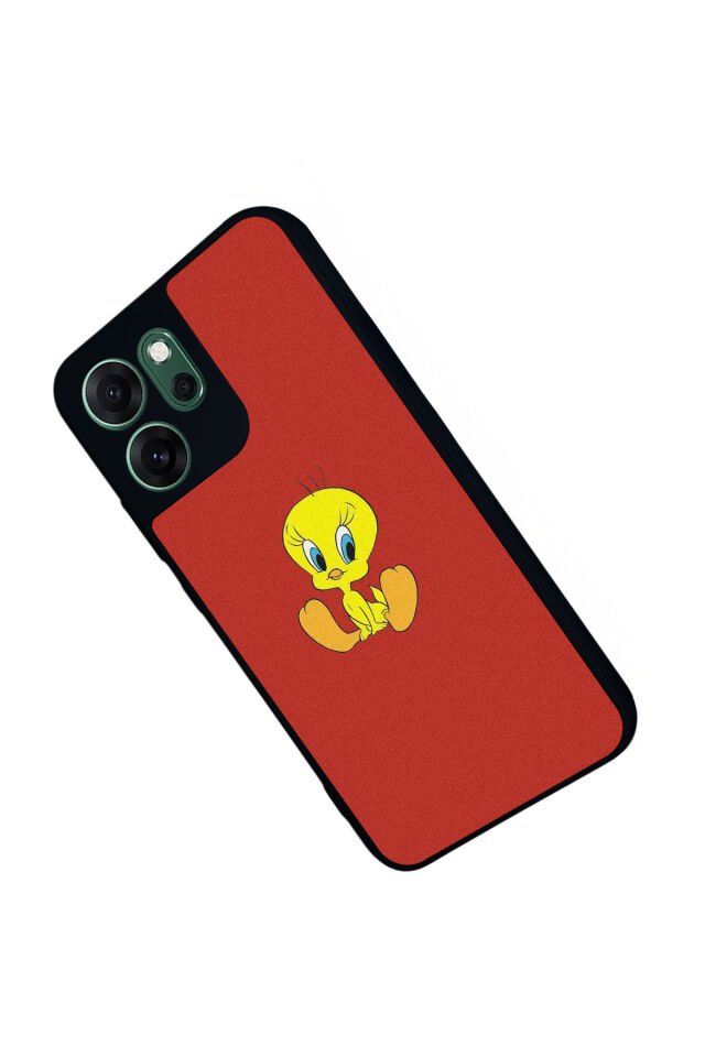 Oppo Reno 14F Uyumlu Tweety Tasarımlı Glossy Premium Kılıf