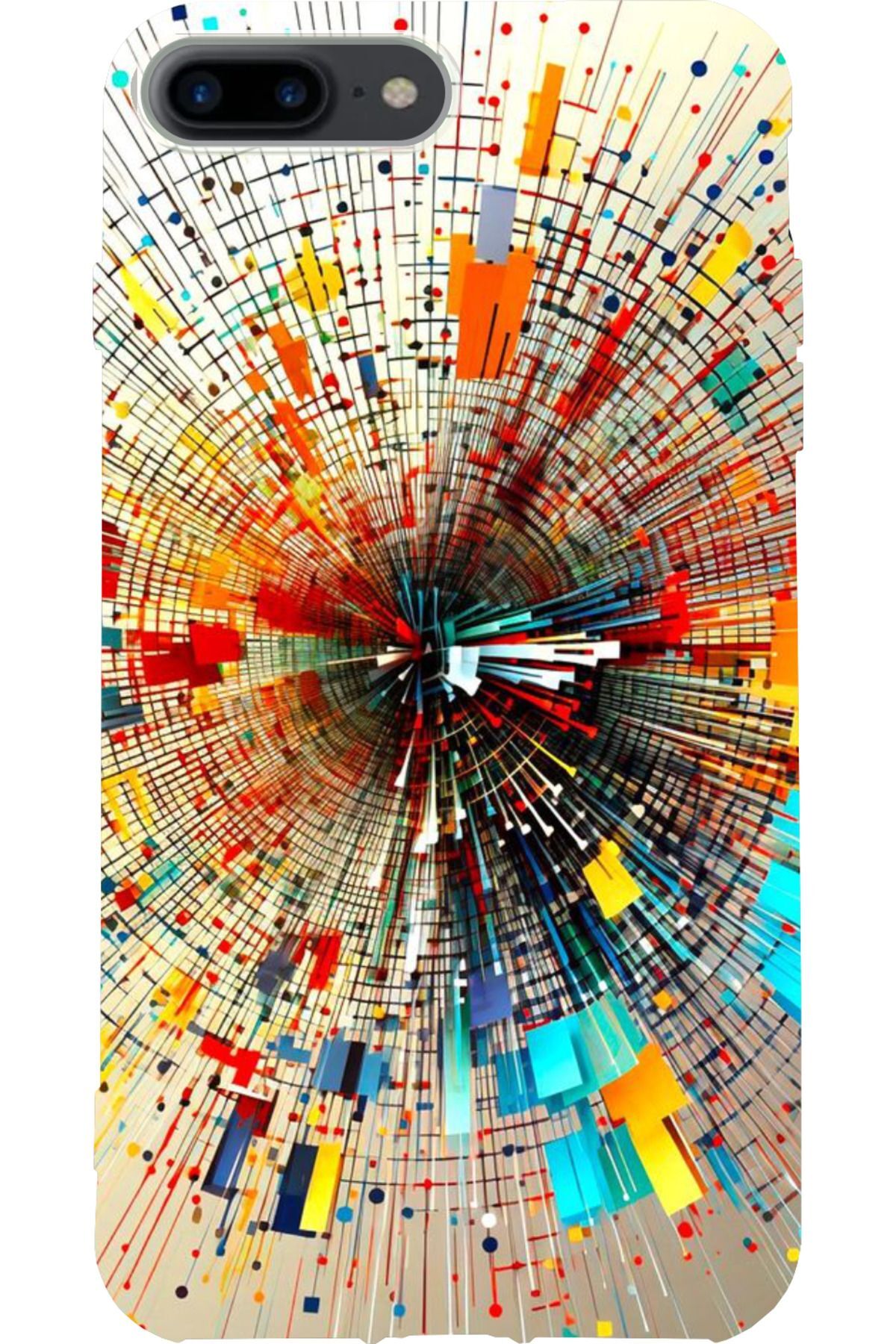 Apple iPhone 7 Plus Siyah Silikon Kılıf Çiziklere ve Darbelere Karşı Koruma