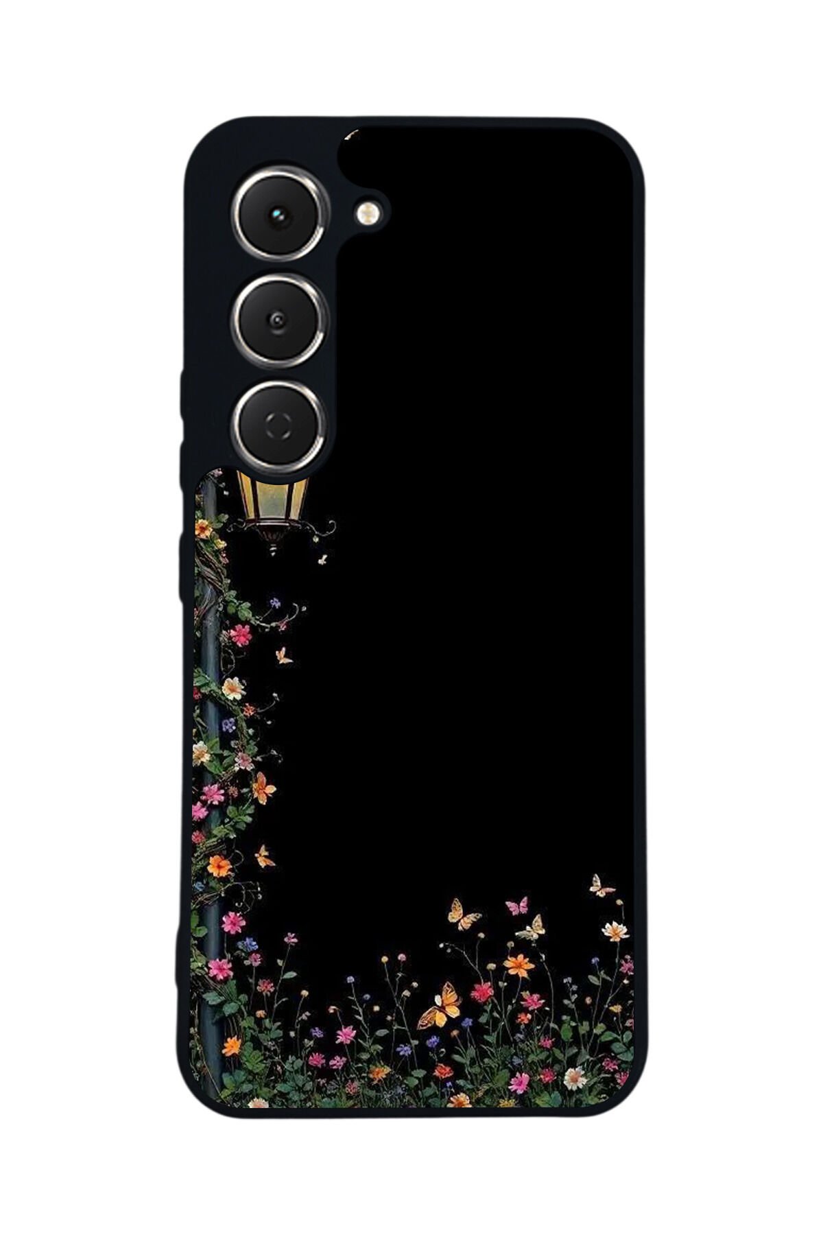 Tecno Spark 40 Pro Uyumlu Floral Tasarımlı Glossy Premium Kılıf