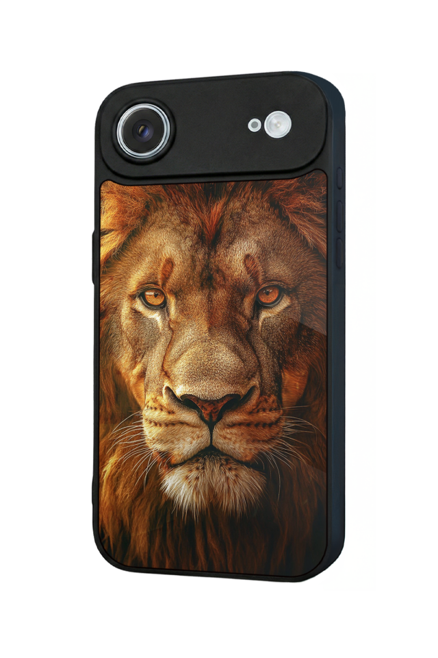 iPhone 17 Air Uyumlu Aslan Tasarımlı Glossy Premium Kılıf