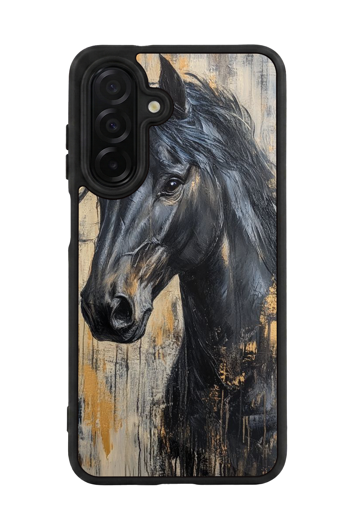 Samsung Galaxy A56 Uyumlu At Horse Tasarımlı Glossy Premium Kılıf