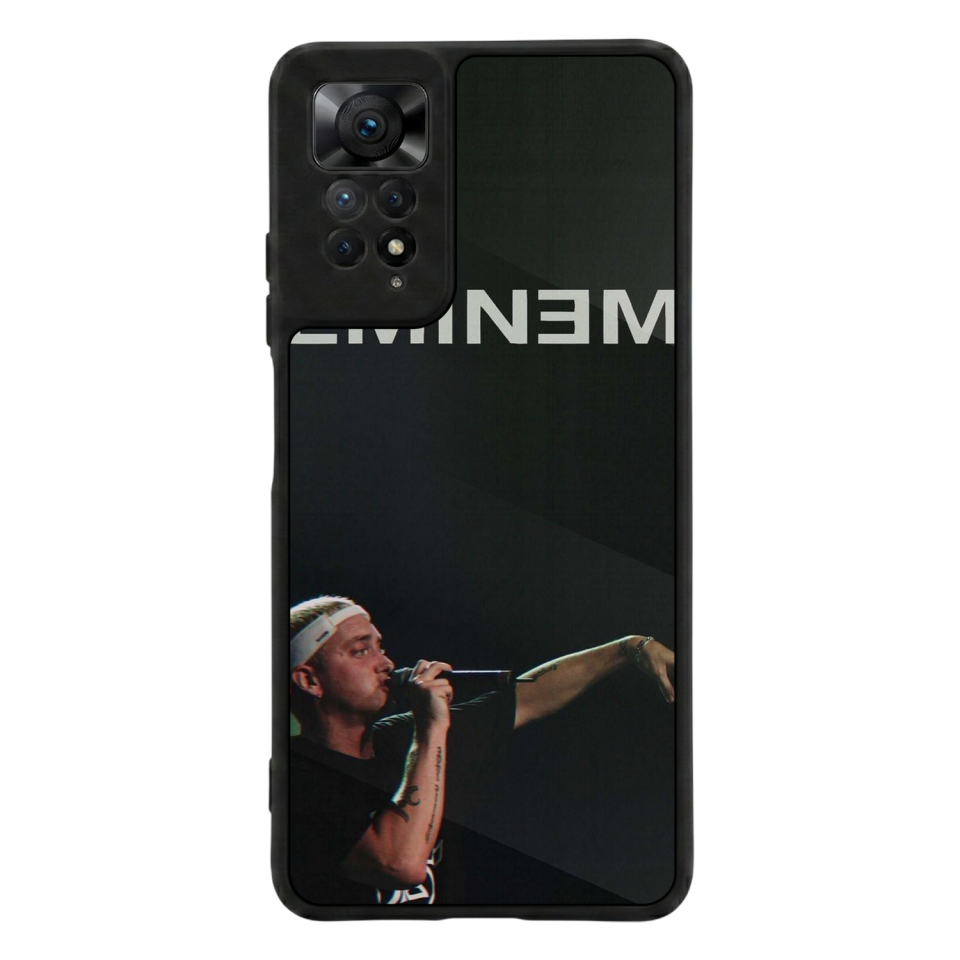 Xiaomi Redmi Note 11 Pro Uyumlu Eminem Tasarımlı Glossy Premium Kılıf