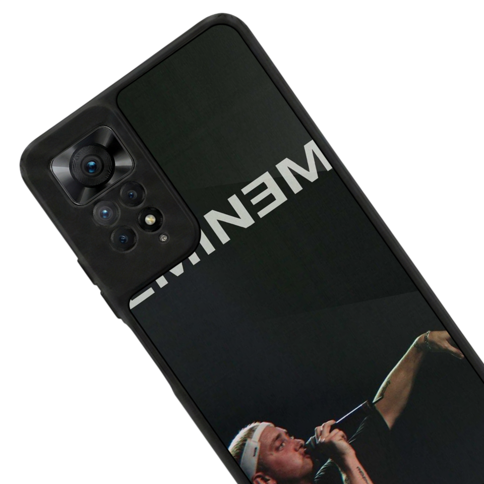 Xiaomi Redmi Note 11 Pro Uyumlu Eminem Tasarımlı Glossy Premium Kılıf