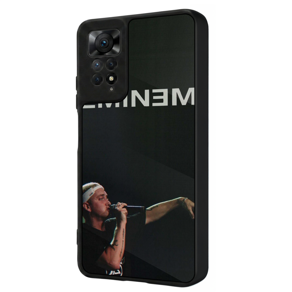 Xiaomi Redmi Note 11 Pro Uyumlu Eminem Tasarımlı Glossy Premium Kılıf