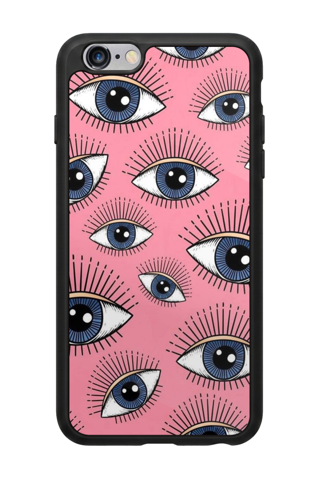 iPhone 6 Plus Uyumlu Göz Tasarımlı Glossy Premium Kılıf