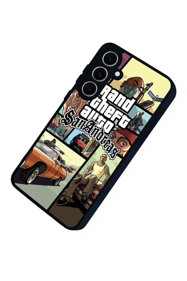 Samsung Galaxy S24 FE Uyumlu GTA Tasarımlı Glossy Premium Kılıf