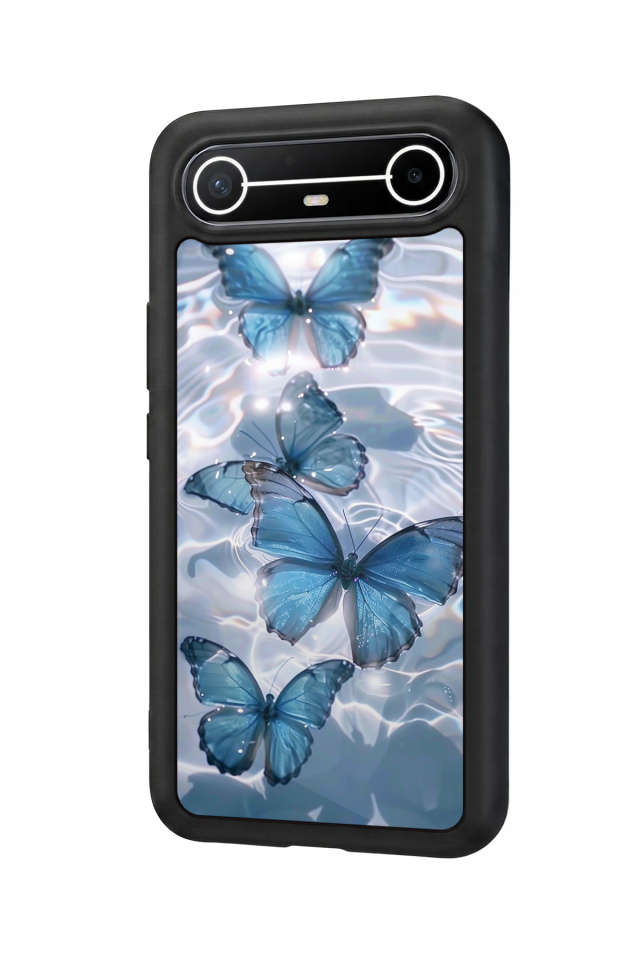 Tecno Spark Slim 5G Uyumlu Kelebek Tasarımlı Glossy Premium Kılıf