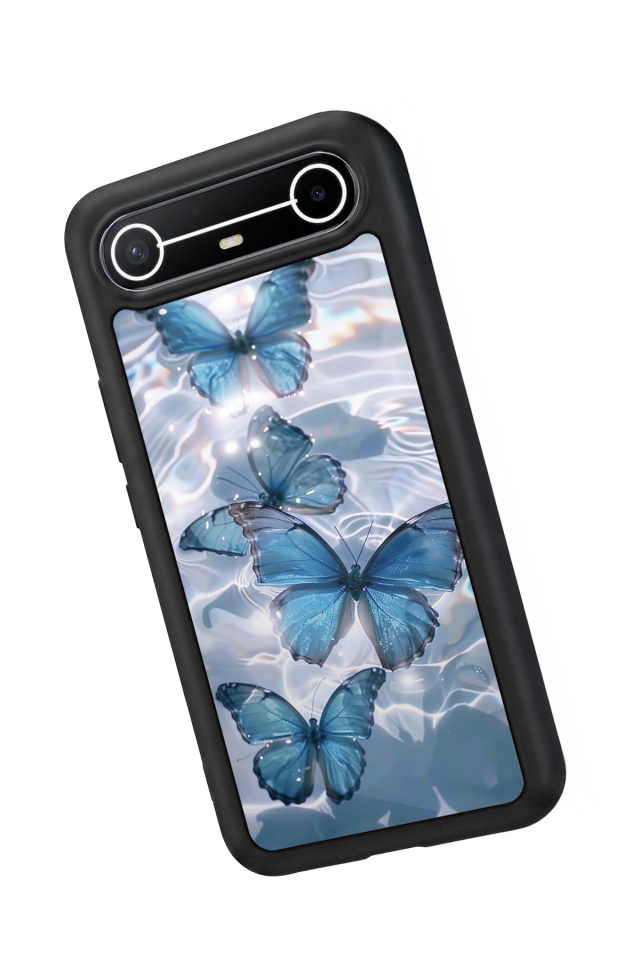 Tecno Spark Slim 5G Uyumlu Kelebek Tasarımlı Glossy Premium Kılıf