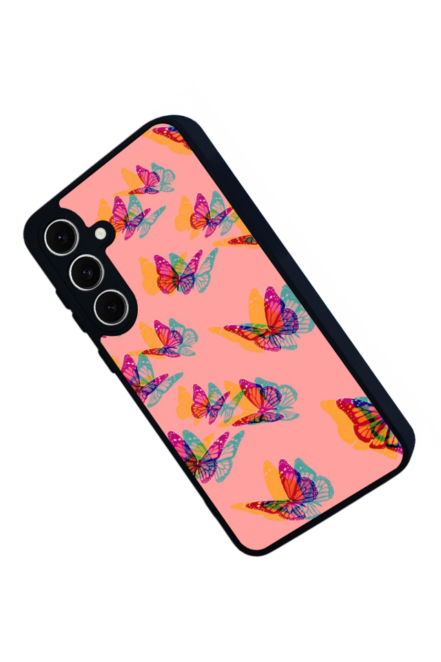 Samsung Galaxy A16 Uyumlu Kelebek Tasarımlı Glossy Premium Kılıf