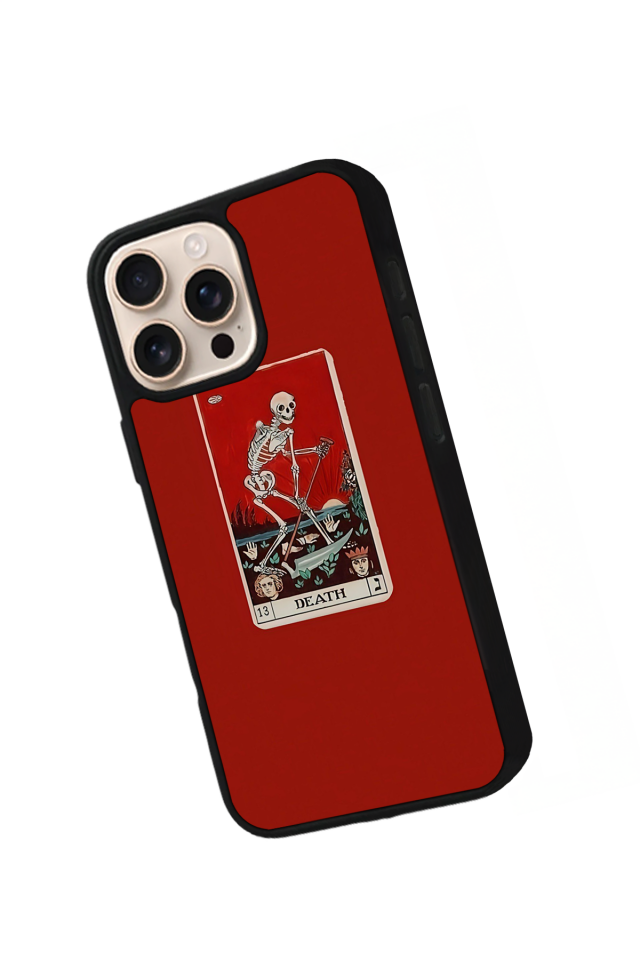 iPhone 14 Pro Max Uyumlu Kirmizi Tasarımlı Glossy Premium Kılıf