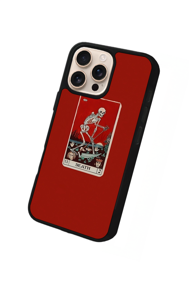 iPhone 14 Pro Max Uyumlu Kirmizi Tasarımlı Glossy Premium Kılıf