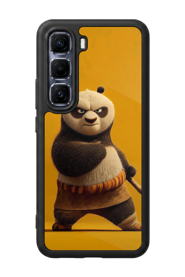 Infinix Hot 60 Pro Plus Uyumlu Kung Fu Panda Tasarımlı Glossy Premium Kılıf
