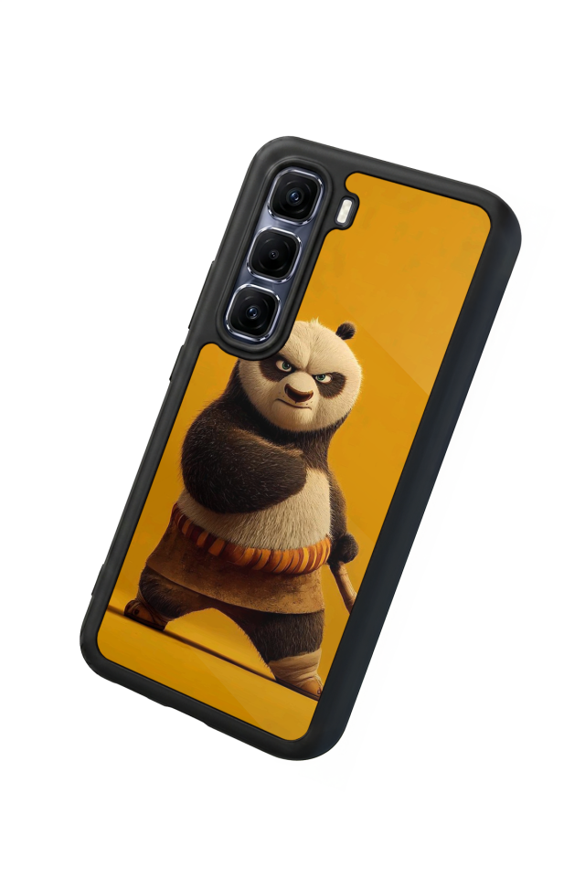 Infinix Hot 60 Pro Plus Uyumlu Kung Fu Panda Tasarımlı Glossy Premium Kılıf