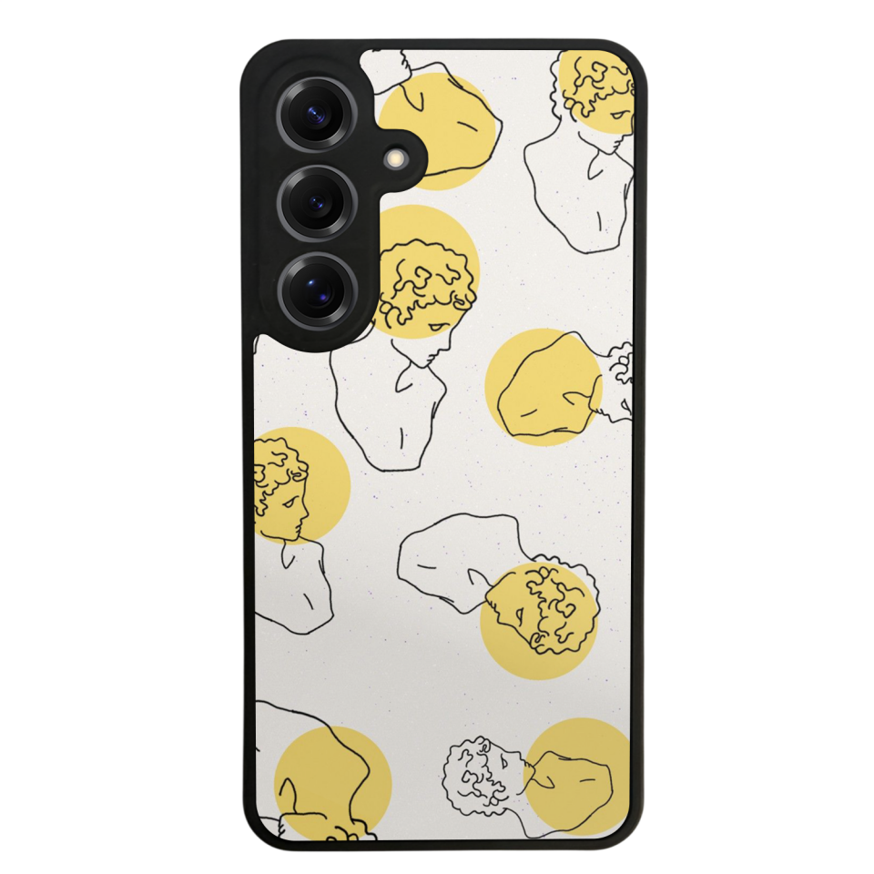 Samsung Galaxy S25 Uyumlu Line Art Tasarımlı Glossy Premium Kılıf