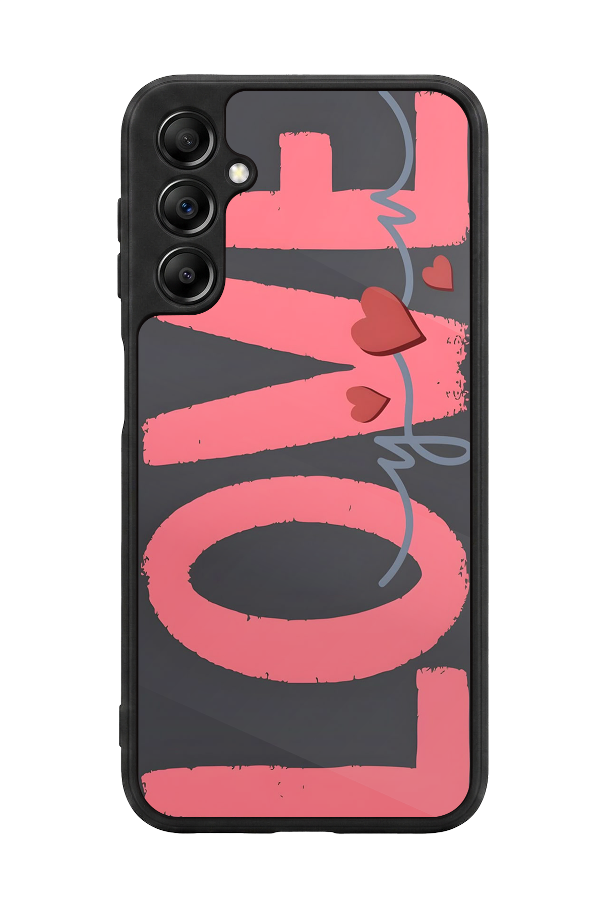 Samsung Galaxy A14 Uyumlu Love Tasarımlı Glossy Premium Kılıf