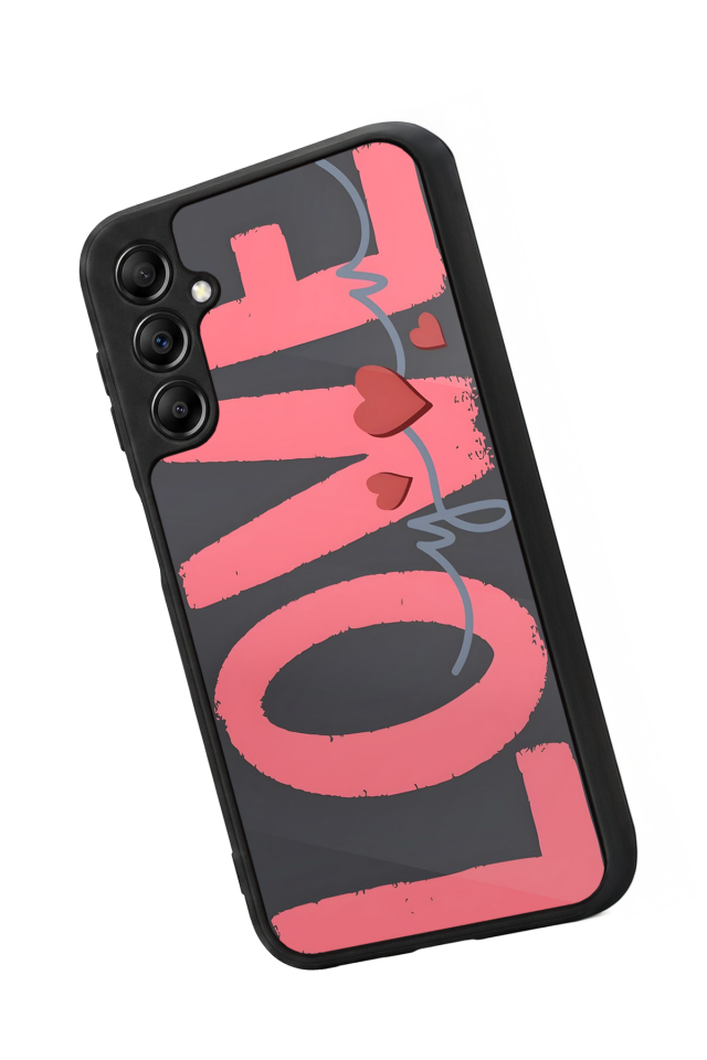 Samsung Galaxy A14 Uyumlu Love Tasarımlı Glossy Premium Kılıf