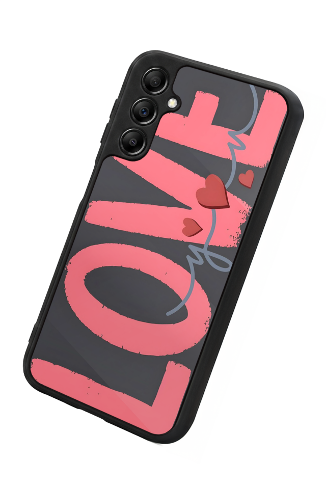 Samsung Galaxy A14 Uyumlu Love Tasarımlı Glossy Premium Kılıf