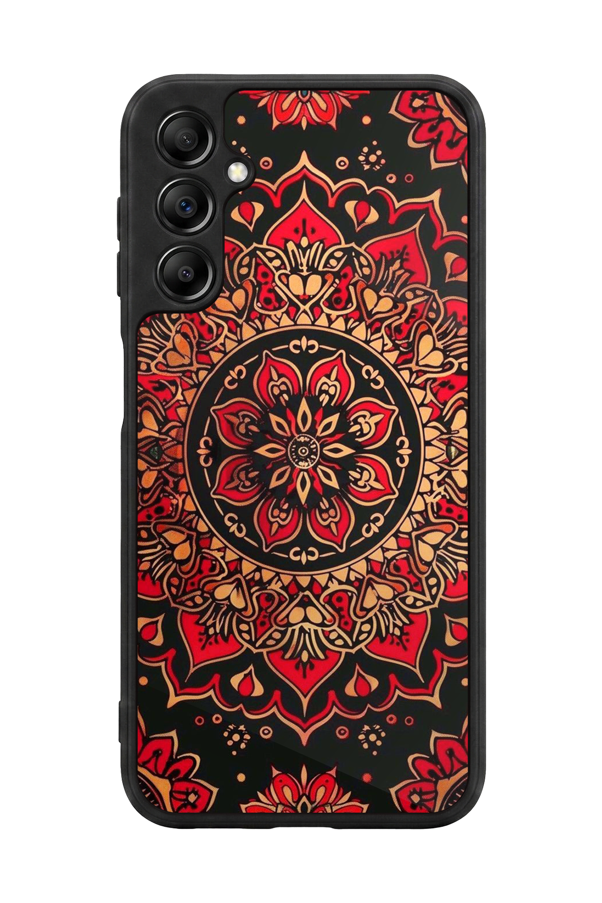 Samsung Galaxy A14 Uyumlu Mandala Tasarımlı Glossy Premium Kılıf