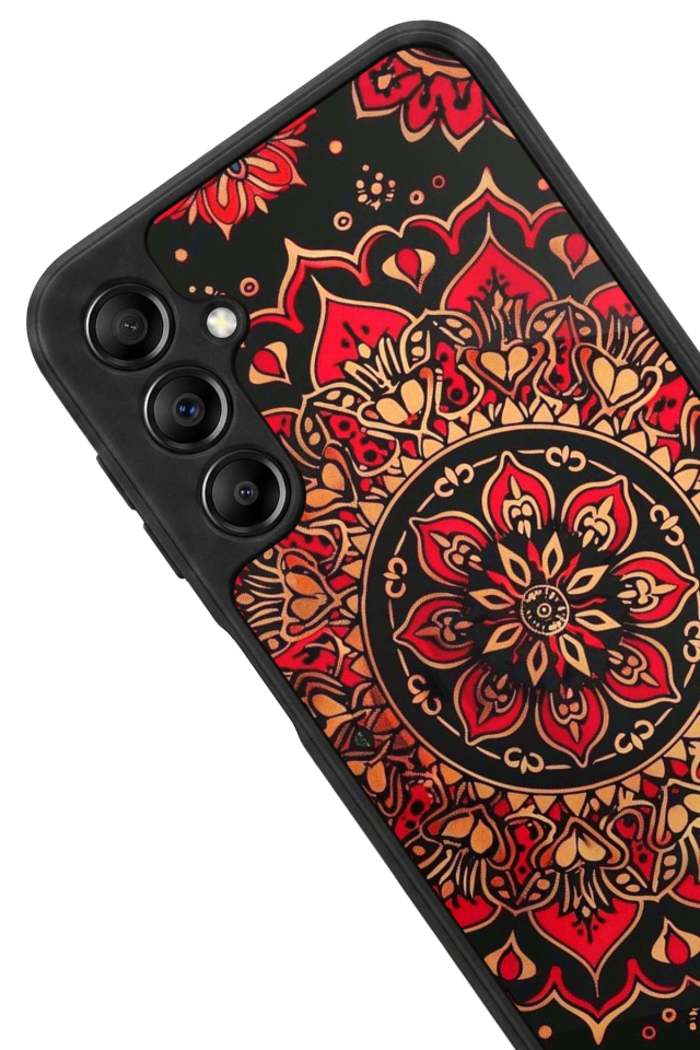 Samsung Galaxy A14 Uyumlu Mandala Tasarımlı Glossy Premium Kılıf