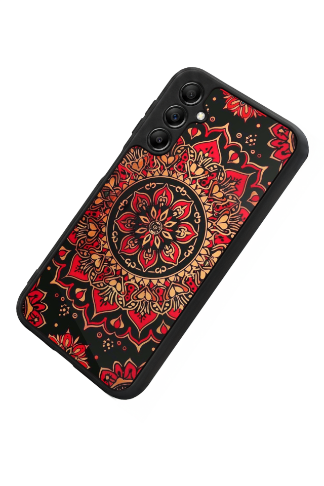 Samsung Galaxy A14 Uyumlu Mandala Tasarımlı Glossy Premium Kılıf