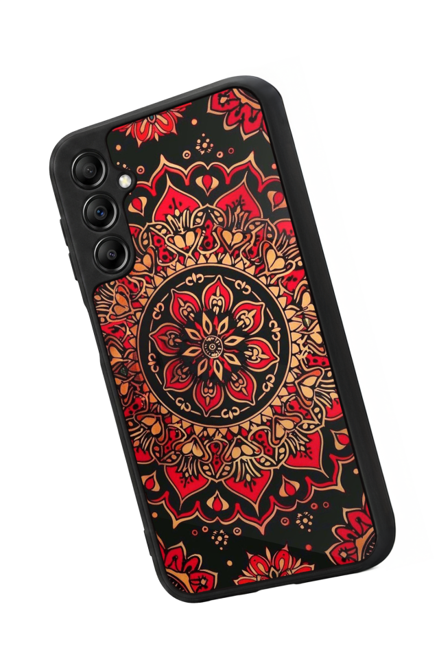 Samsung Galaxy A14 Uyumlu Mandala Tasarımlı Glossy Premium Kılıf