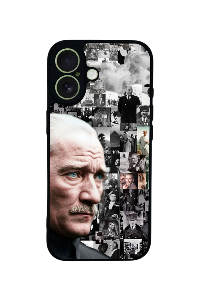 iPhone 17 Uyumlu Mustafa Kemal Ataturk Tasarımlı Glossy Premium Kılıf