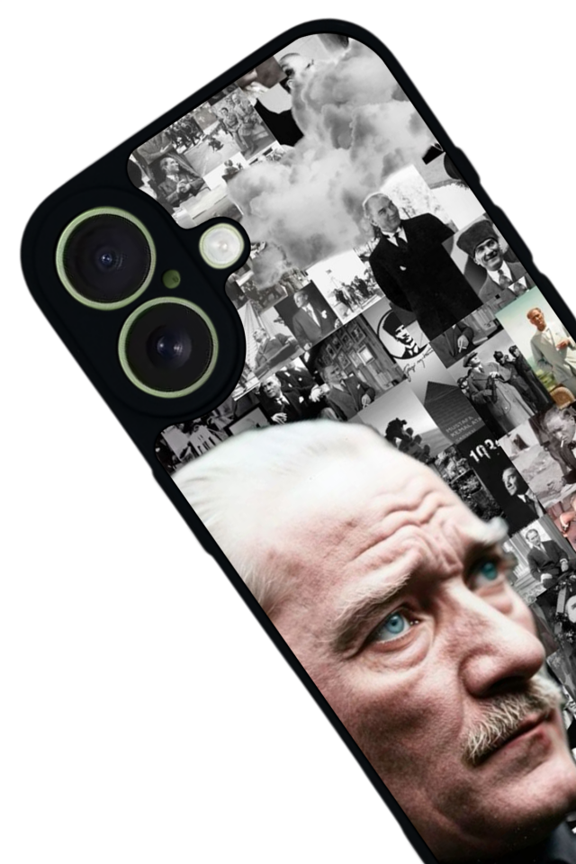 iPhone 17 Uyumlu Mustafa Kemal Ataturk Tasarımlı Glossy Premium Kılıf