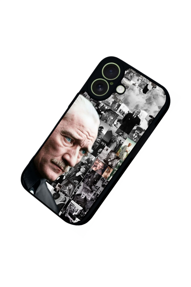 iPhone 17 Uyumlu Mustafa Kemal Ataturk Tasarımlı Glossy Premium Kılıf