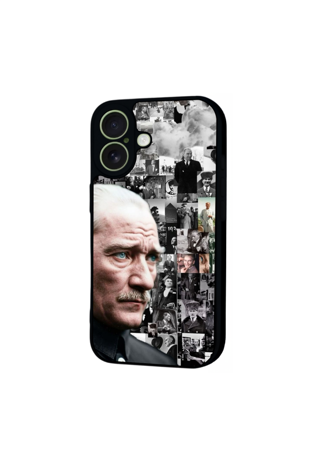 iPhone 17 Uyumlu Mustafa Kemal Ataturk Tasarımlı Glossy Premium Kılıf