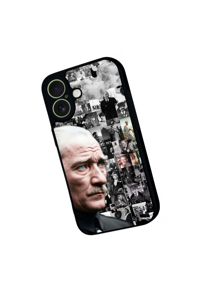 iPhone 17 Uyumlu Mustafa Kemal Ataturk Tasarımlı Glossy Premium Kılıf