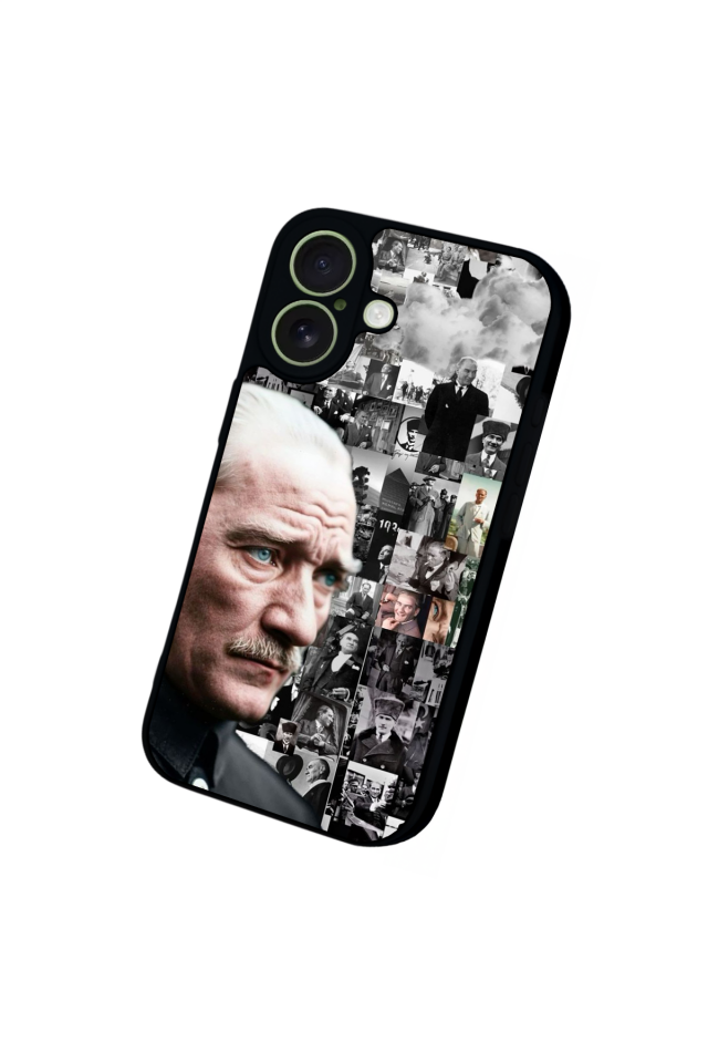 iPhone 17 Uyumlu Mustafa Kemal Ataturk Tasarımlı Glossy Premium Kılıf