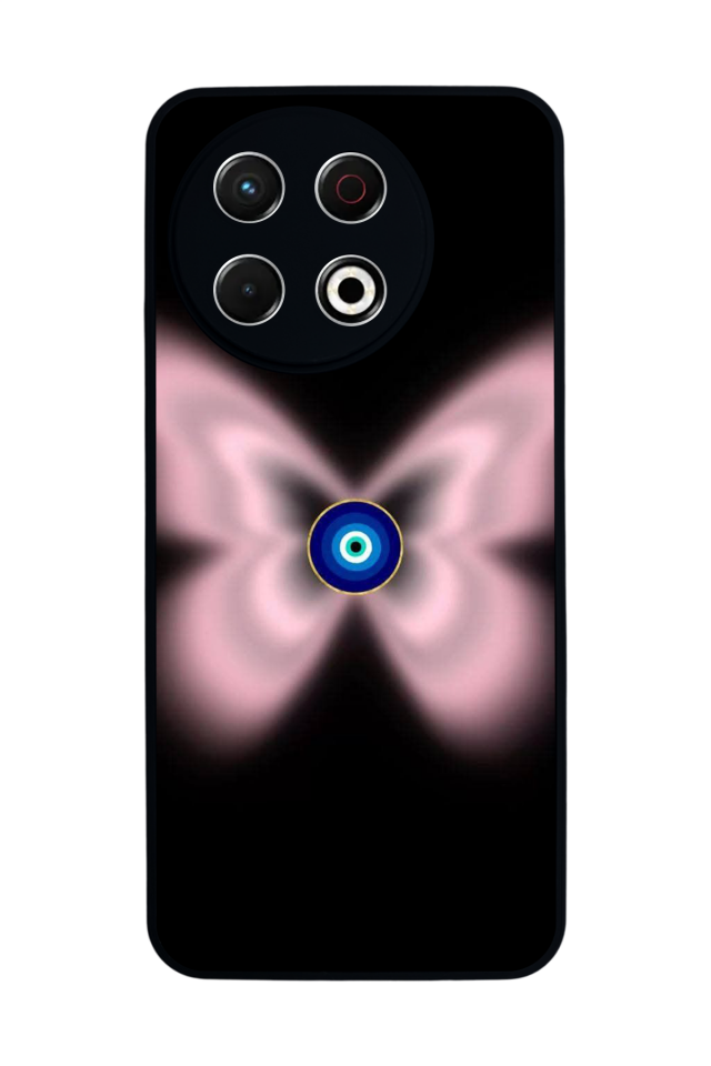 Tecno Spark 30 Pro Uyumlu Nazar Tasarımlı Glossy Premium Kılıf