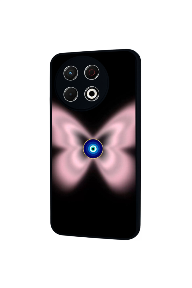 Tecno Spark 30 Pro Uyumlu Nazar Tasarımlı Glossy Premium Kılıf